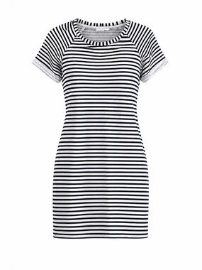 cos layered striped trapeze shirt dress | Dresses | Cos Blue Set Blue dress